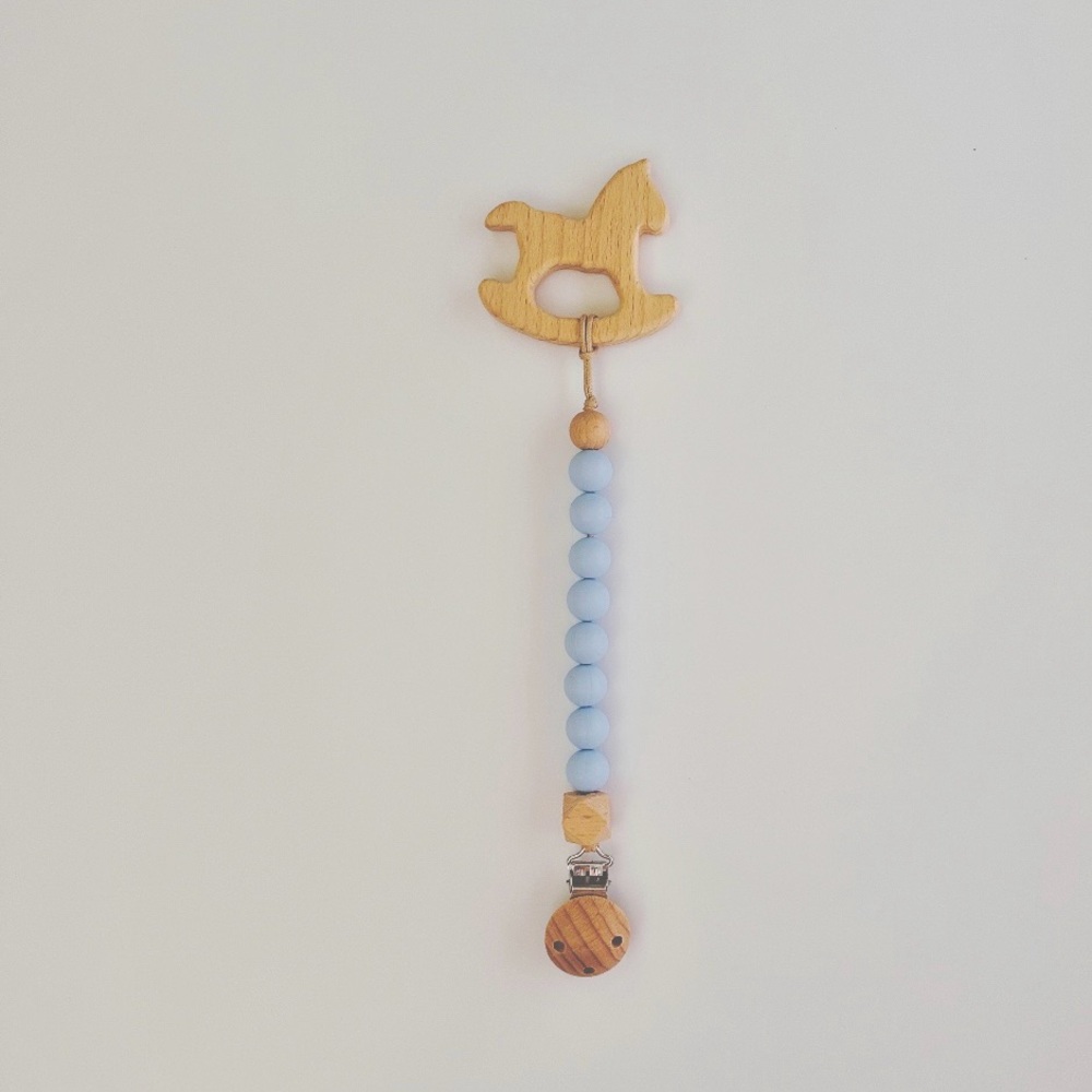 Pacifier Clip - Baby Blue